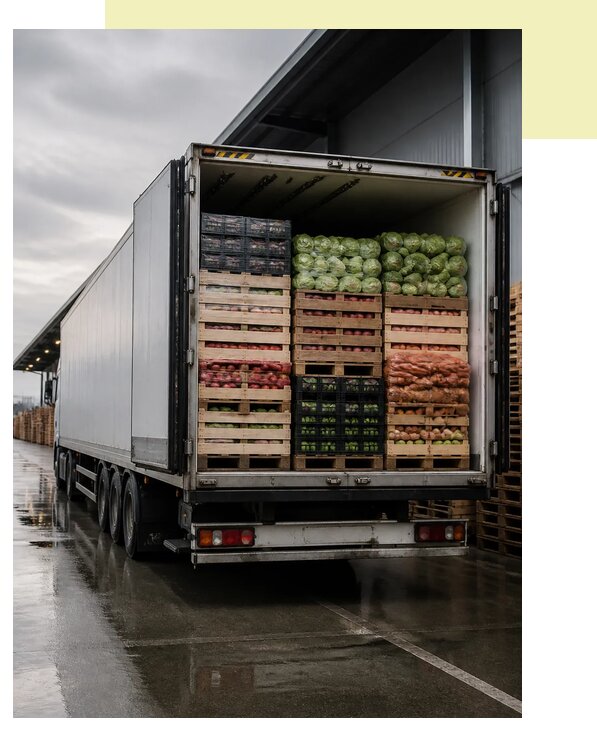 Перевозка плодоовощной продукции в Чусовую по цене от 5224 р. | Агросервис-Чсв